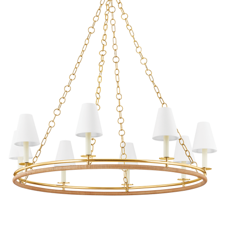 Hudson Valley Lighting SWANTON AGED BRASS 43W x 43L x 11.5H Chandelier