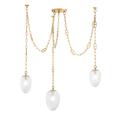 Corbett Lighting DAITH Vintage Brass 48W x 48L x 35.5H Chandelier