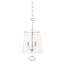 Hudson Valley Lighting James Polished Nickel 11W x 11L x 22.75H Pendant