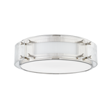 Hudson Valley Lighting Clifford Polished Nickel 14W x 14L x 4H Flush Mount