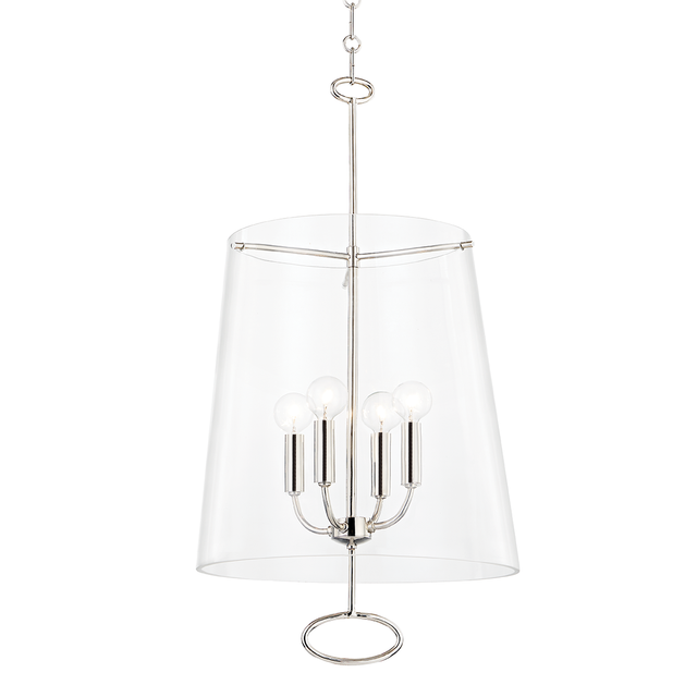 Hudson Valley Lighting James Polished Nickel 15W x 15L x 27.75H Pendant