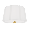 Hudson Valley Lighting Humphrey Aged Brass 17W x 17L x 11.25H Flush Mount