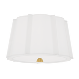 Hudson Valley Lighting Humphrey Aged Brass 17W x 17L x 11.25H Flush Mount
