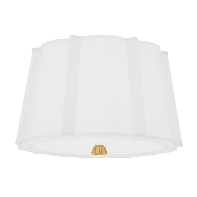 Hudson Valley Lighting Humphrey Aged Brass 17W x 17L x 11.25H Flush Mount