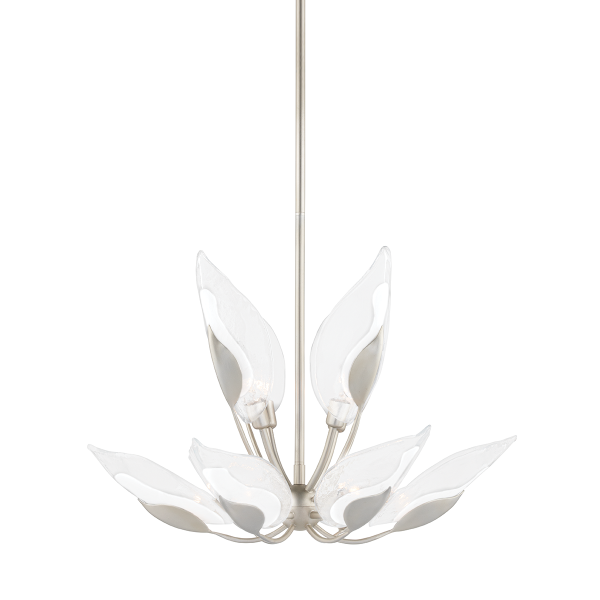 Hudson Valley Lighting Blossom Silver Leaf 29W x 29L x 18.75H Chandelier