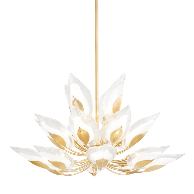 Hudson Valley Lighting Blossom Gold Leaf 40.5W x 40.5L x 26.75H Chandelier