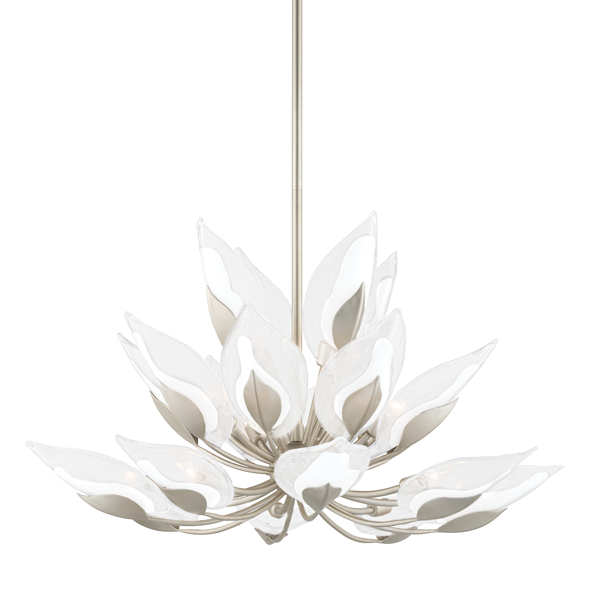 Hudson Valley Lighting Blossom Silver Leaf 40.5W x 40.5L x 26.75H Chandelier