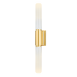 Hudson Valley Lighting COLRAIN AGED BRASS 5.25W x 5.25L x 31.75H Wall Sconce