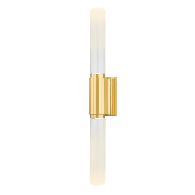Hudson Valley Lighting COLRAIN AGED BRASS 5.25W x 5.25L x 31.75H Wall Sconce