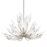 Hudson Valley Lighting Blossom Silver Leaf 55W x 55L x 37H Chandelier
