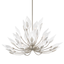 Hudson Valley Lighting Blossom Silver Leaf 55W x 55L x 37H Chandelier