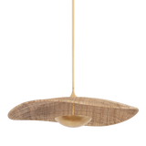Hudson Valley Lighting SHILOH VINTAGE GOLD LEAF 34W x 34L x 10.75H Pendant