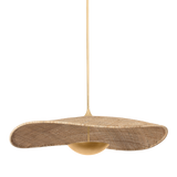 Hudson Valley Lighting SHILOH VINTAGE GOLD LEAF 52W x 52L x 16H Pendant