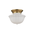 Hudson Valley Lighting Dutchess Aged Brass 9W x 9L x 7.5H Flush Mount