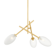 Hudson Valley Lighting Alberton Aged Brass 31.25W x 31.25L x 28H Chandelier
