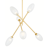 Hudson Valley Lighting Alberton Aged Brass 52.5W x 52.5L x 32.5H Chandelier