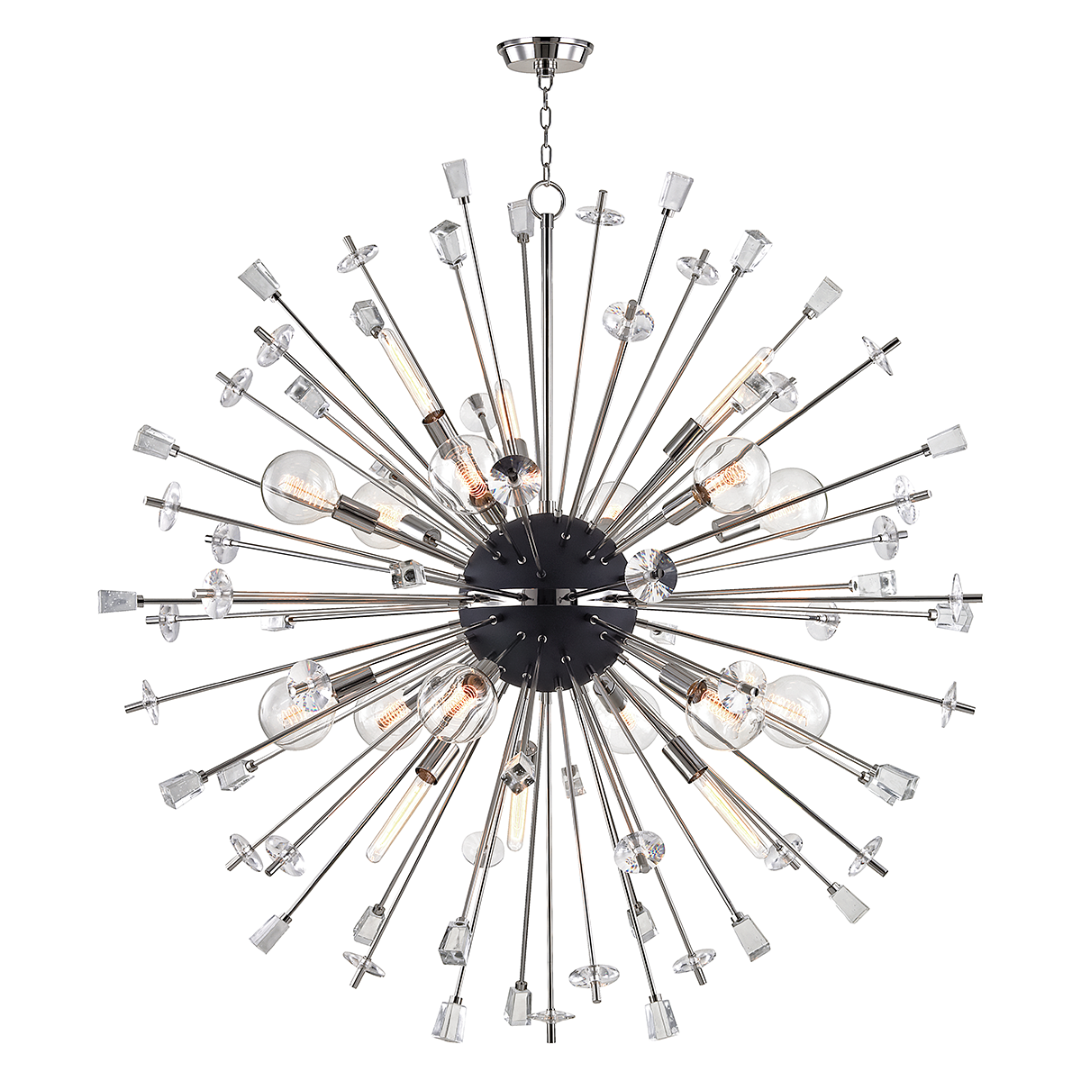 Hudson Valley Lighting Liberty Polished Nickel 60W x 60L x 60H Chandelier