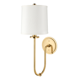 Hudson Valley Lighting Jericho Aged Brass 7W x 7L x 20.5H Wall Sconce