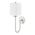 Hudson Valley Lighting Jericho Polished Nickel 7W x 7L x 20.5H Wall Sconce