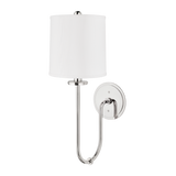 Hudson Valley Lighting Jericho Polished Nickel 7W x 7L x 20.5H Wall Sconce