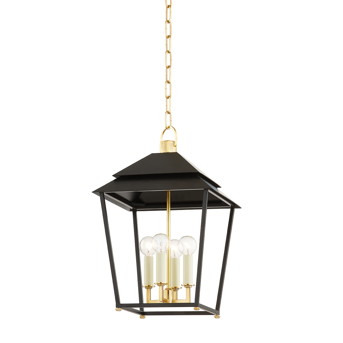 Hudson Valley Lighting Natick Aged Brass 12.5W x 12.5L x 19.25H Candleholder