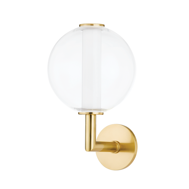 Hudson Valley Lighting Richford Aged Brass 9W x 9L x 14.75H Wall Sconce