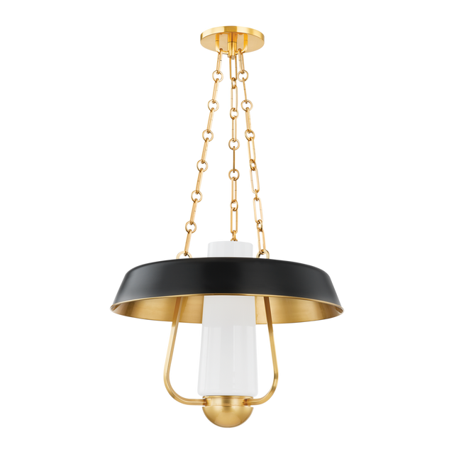Hudson Valley Lighting PROVINCETOWN Aged Brass/soft Black 18W x 18L x 14.5H Candleholder