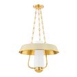 Hudson Valley Lighting PROVINCETOWN Aged Brass/ Soft Sand 18W x 18L x 14.5H Candleholder