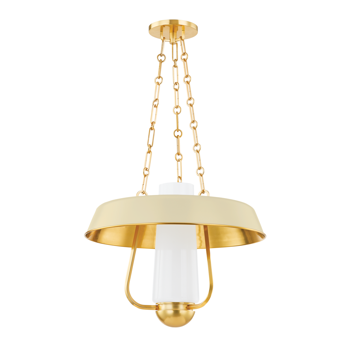 Hudson Valley Lighting PROVINCETOWN Aged Brass/ Soft Sand 18W x 18L x 14.5H Candleholder
