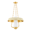 Hudson Valley Lighting PROVINCETOWN Aged Brass/ Soft Sand 18W x 18L x 14.5H Candleholder