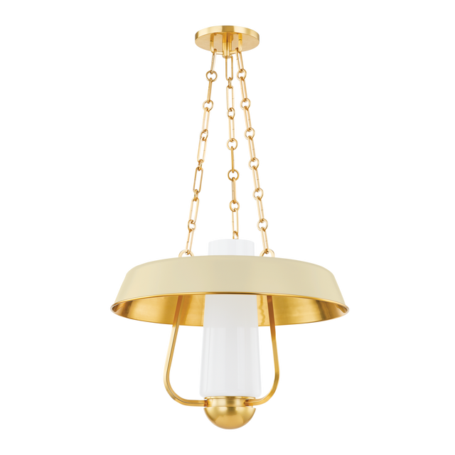 Hudson Valley Lighting PROVINCETOWN Aged Brass/ Soft Sand 18W x 18L x 14.5H Candleholder