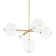 Hudson Valley Lighting Richford Aged Brass 48W x 48L x 26.25H Chandelier