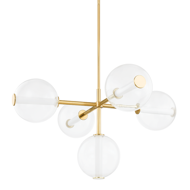 Hudson Valley Lighting Richford Aged Brass 48W x 48L x 26.25H Chandelier