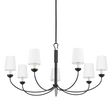 Hudson Valley Lighting MONTPELIER Aged Iron 48W x 48L x 24H Chandelier