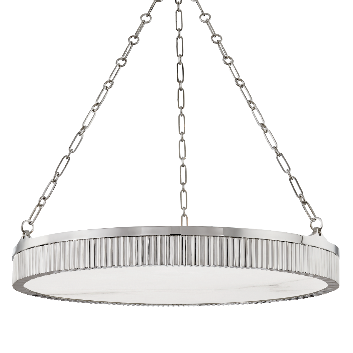 Hudson Valley Lighting Lynden Polished Nickel 30W x 30L x 4.25H Chandelier