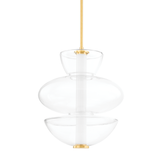 Hudson Valley Lighting Palermo Aged Brass 19W x 19L x 22.5H Pendant