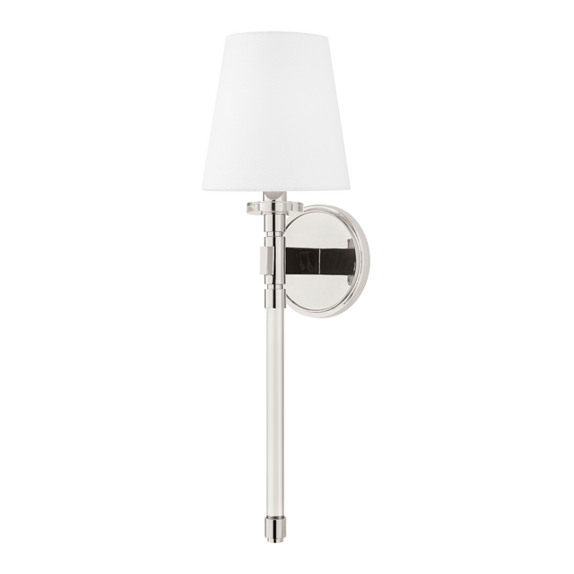 Hudson Valley Lighting Blixen Polished Nickel 6W x 6L x 21H Wall Sconce