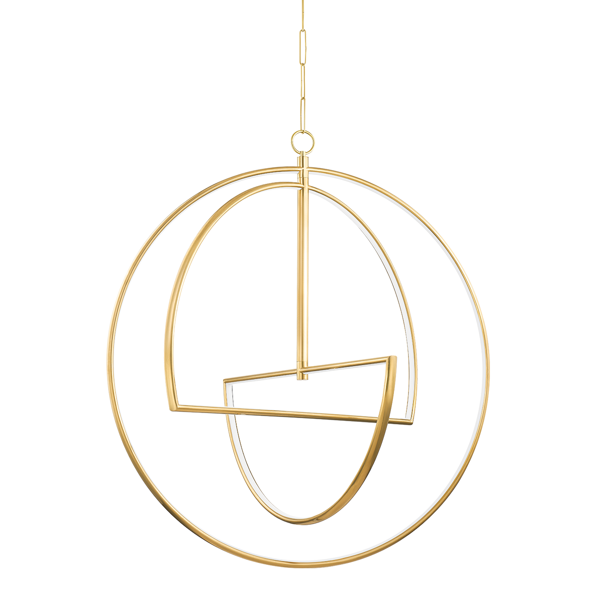 Hudson Valley Lighting Welland Aged Brass 40W x 36L x 44H Chandelier