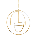 Hudson Valley Lighting Welland Aged Brass 40W x 36L x 44H Chandelier