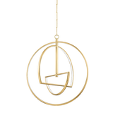 Hudson Valley Lighting Welland Aged Brass 28W x 24L x 31.5H Chandelier