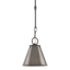 Hudson Valley Lighting Altamont Historic Nickel 8W x 8L x 9H Pendant