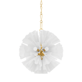 Hudson Valley Lighting Capri Aged Brass 24W x 24L x 24.5H Chandelier