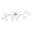 Hudson Valley Lighting Wagner Polished Nickel 33.75W x 59.38L x 7.75H Semi-Flush Mount