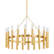 Hudson Valley Lighting PALI Aged Brass 42.25W x 42.25L x 29.25H Chandelier