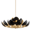 Hudson Valley Lighting Lotus Gold Leaf/black 54W x 54L x 23H Chandelier