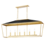 Hudson Valley Lighting Paxton Gold Leaf/black 13W x 48L x 23.25H Trim