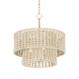 Hudson Valley Lighting YORKHILL VINTAGE GOLD LEAF 22W x 22L x 23H Pendant