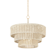 Hudson Valley Lighting YORKHILL VINTAGE GOLD LEAF 32W x 32L x 29.5H Pendant