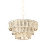Hudson Valley Lighting YORKHILL VINTAGE GOLD LEAF 32W x 32L x 29.5H Pendant