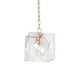 Hudson Valley Lighting Travis Aged Brass 9W x 9L x 10.75H Candleholder